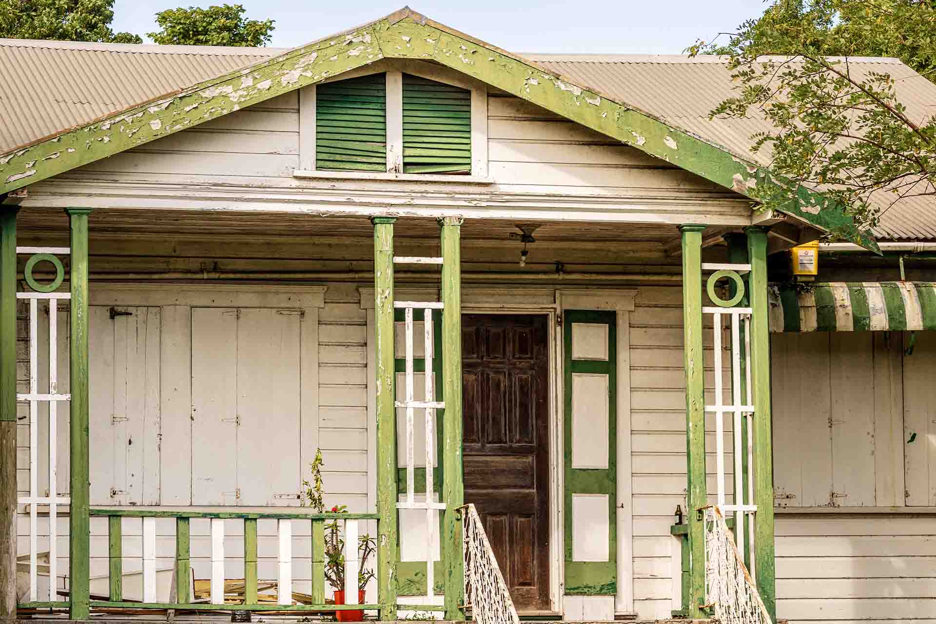 Old house in St. John, Antigua and Barbuda